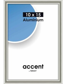 Aluminiowa ramka na zdjęcia Accent, 10x15 cm, Pearl Mercury