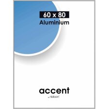 Accent aluminium frame 60x80 cm silver