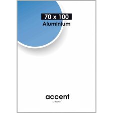 Nielsen Aluminium Bilderrahmen Accent 70x100 cm Silber