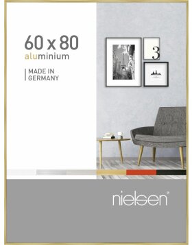 Nielsen Alurahmen Pixel 60x80 cm gold glanz