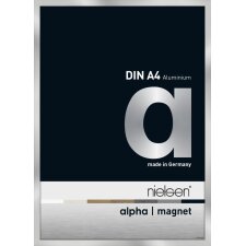Cadre photo aluminium Nielsen Alpha Magnet, 21x29,7 cm, argenté