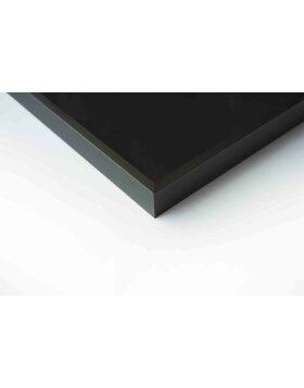 Nielsen cadre photo aluminium Alpha Magnet, 24x30 cm, anodisé noir mat