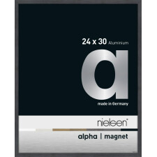 Nielsen Aluminum Photo Frame Alpha Magnet, 24x30 cm gray