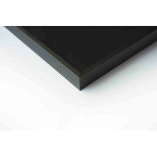 Nielsen Aluminium Bilderrahmen Alpha Magnet, 40x50 cm, Eloxal Schwarz Matt