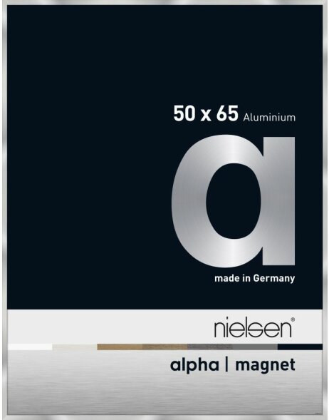 Nielsen Aluminum Photo Frame Alpha Magnet, 50x65 cm silver