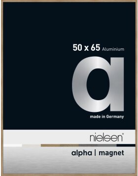 Nielsen Aluminium Bilderrahmen Alpha Magnet, 50x65 cm, Eiche