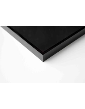 Cornice Nielsen in alluminio Alpha Magnet, 50x70 cm, nero lucido anodizzato