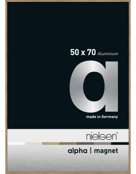 Nielsen Aluminium Bilderrahmen Alpha Magnet, 50x70 cm, Eiche