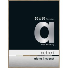 Nielsen Aluminium Bilderrahmen Alpha Magnet, 60x80 cm, Eiche
