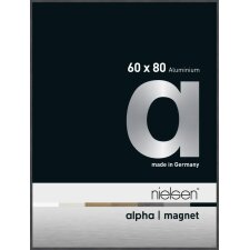 Nielsen aluminium cadre photo Alpha Magnet, 60x80 cm, Gris