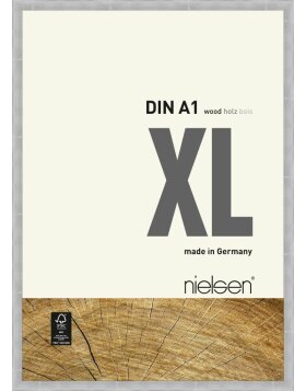 Cornice in legno Nielsen XL 60x84 cm argento-antracite