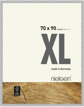 Nielsen Ramka drewniana XL 70x90 cm srebrno-antracytowa
