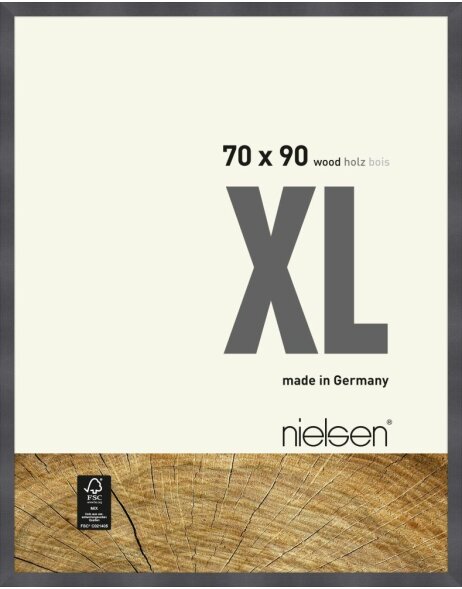 Nielsen Holzrahmen XL 70x90 cm grau
