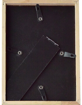 Marco de madera Nielsen Classico, 13x18 cm, negro-plateado