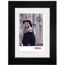 Valentina Plastic Frame, Zwart, 10 x 15 cm
