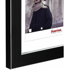 Valentina plastic frame, black, 10 x 15 cm