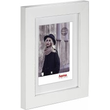Valentina plastic frame, white, 15 x 20 cm
