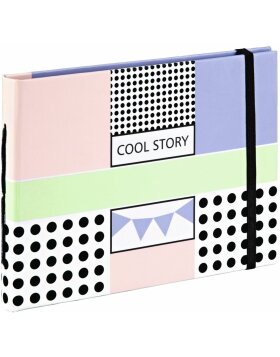 Cool Story Bookbound Album, 18x13 cm, 20 brown pages