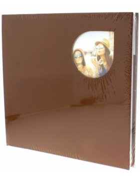 Album Jumbo Cumbia, 30x30 cm, 80 białych stron, wiśniowy mahoń