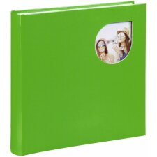 Cumbia Jumbo Album, 30x30 cm, 80 white pages, jasmine green
