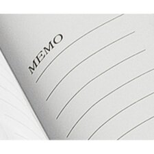 Memoalbum Designline, voor 200 fotos in formaat 10x15 cm, Gestreept