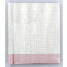 Album autoadesivo Filigrana, 24x29 cm, 20 pagine bianche, rosa pastello