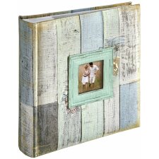 Memo Album Cottage, voor 200 fotos in formaat 10x15 cm, blauw