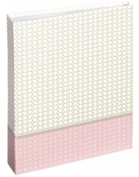 Filigrana mini insteekalbum, voor 40 fotos in formaat 10x15 cm, roze