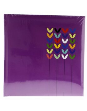 Blossom Jumbo Album, 30x30 cm, 80 white pages, purple