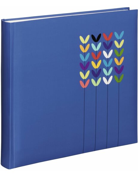 Blossom Jumbo Album, 30x30 cm, 80 white pages, blue