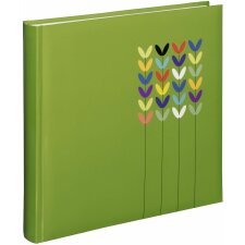 Blossom Jumbo Album, 30x30 cm, 80 white pages, green