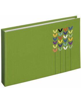 Blossom Mini slip-in Album for 24 photos with a size of 10x15 cm, green