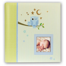 ZEP Babyalbum PAUL rosa oder blau 24x24 cm 40 weiße Seiten