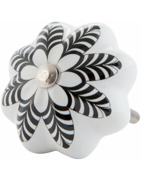 furniture knob flower shape 4 cm - different designs