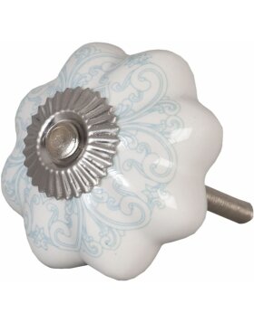 furniture knob flower shape 4,5 cm - different designs