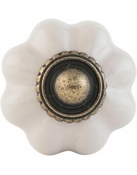 furniture knob flower shape 3 cm - different designs