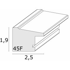 Deknudt S45FE2 Bilderrahmen Kunststoff Schwarz 10x15 bis 40x60 cm