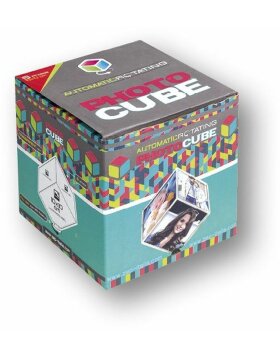 ZEP Cube photo rotatif 15x15 cm transparent