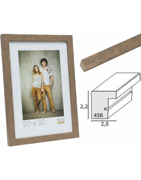 picture frame bronze wood S45RC3