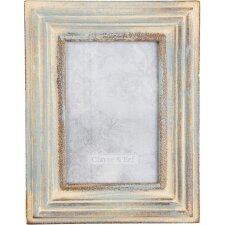 Photo frame Clayre & Eef 2F0484 - 17x2x22 cm - 10x15 cm green brown