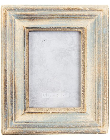 Photo frame Clayre &amp; Eef 2F0485 - 15x2x19 cm - 9x13 cm green brown