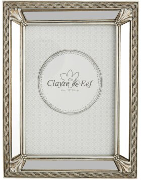 Photo frame Clayre & Eef 2F0518L - 18x3x23 cm - 13x18 cm silver