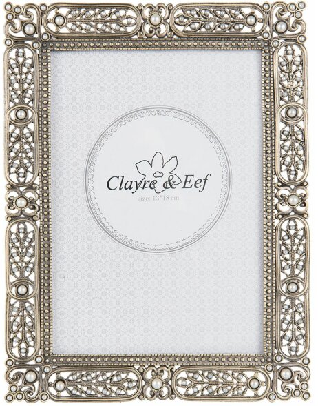 Photo frame Clayre &amp; Eef 2F0528L - 17x2x22 cm - 13x18 cm antique gold