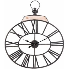 Clock Clayre & Eef 5KL0116 - 60x3x69 cm - 1xAA black brown