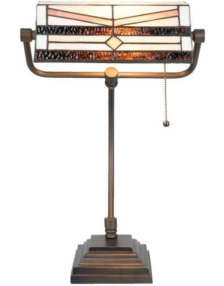 Desk lamp Tiffany Clayre &amp; Eef 5LL-5193 - 31x30x52 cm - E27 - Max. 1x60 Watt multi