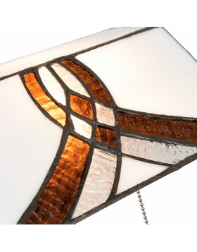 Lampe de bureau Tiffany Clayre & Eef 5LL-5195 - 31x30x52 cm - E27 - Max. 1x60 Watt multi