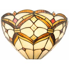 Wandlampe Tiffany Clayre & Eef 5LL-5886 - 30x15x17 cm E14- max.40 Watt beige