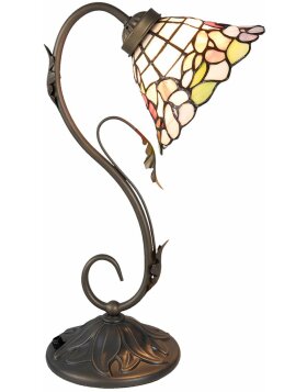 Table lamp Tiffany Clayre & Eef 5LL-5920 - 32x20x48 cm - E27-max 1x60W multi