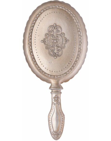 Handspiegel antik silber ornamentiert