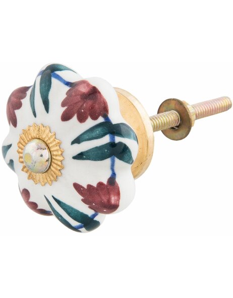 Doorknob Clayre &amp; Eef 63932 - &Oslash; 4x3,5 cm multi